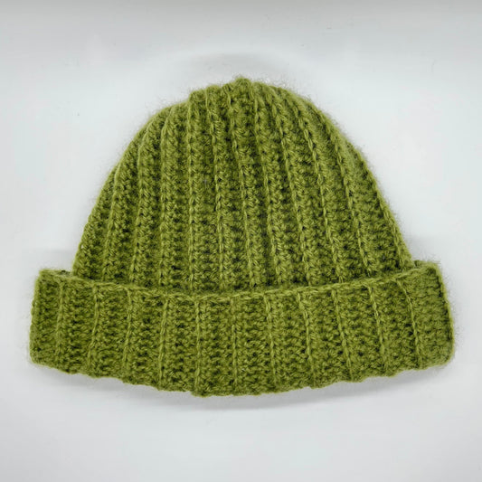 Green Crochet Fisherman Beanie