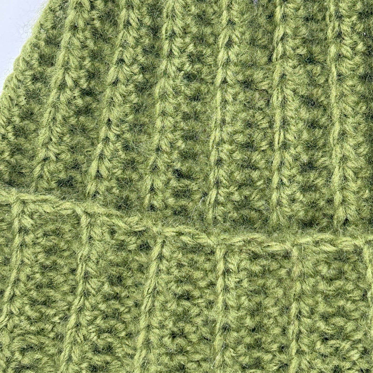 Green Crochet Fisherman Beanie